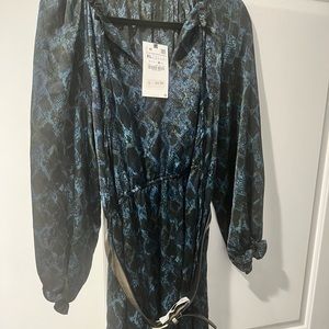 Beautiful Zara silk dress never worn